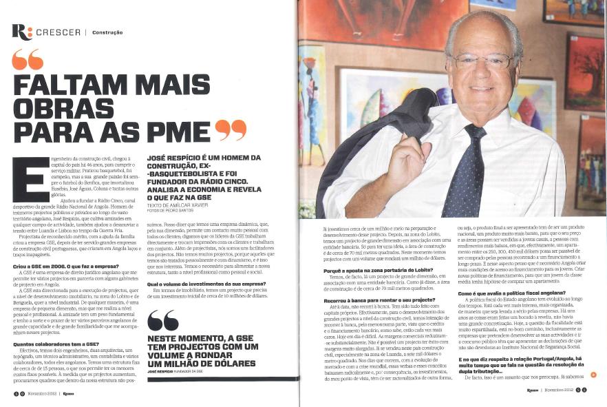 GSE em entrevista &#124; Revista Rumo