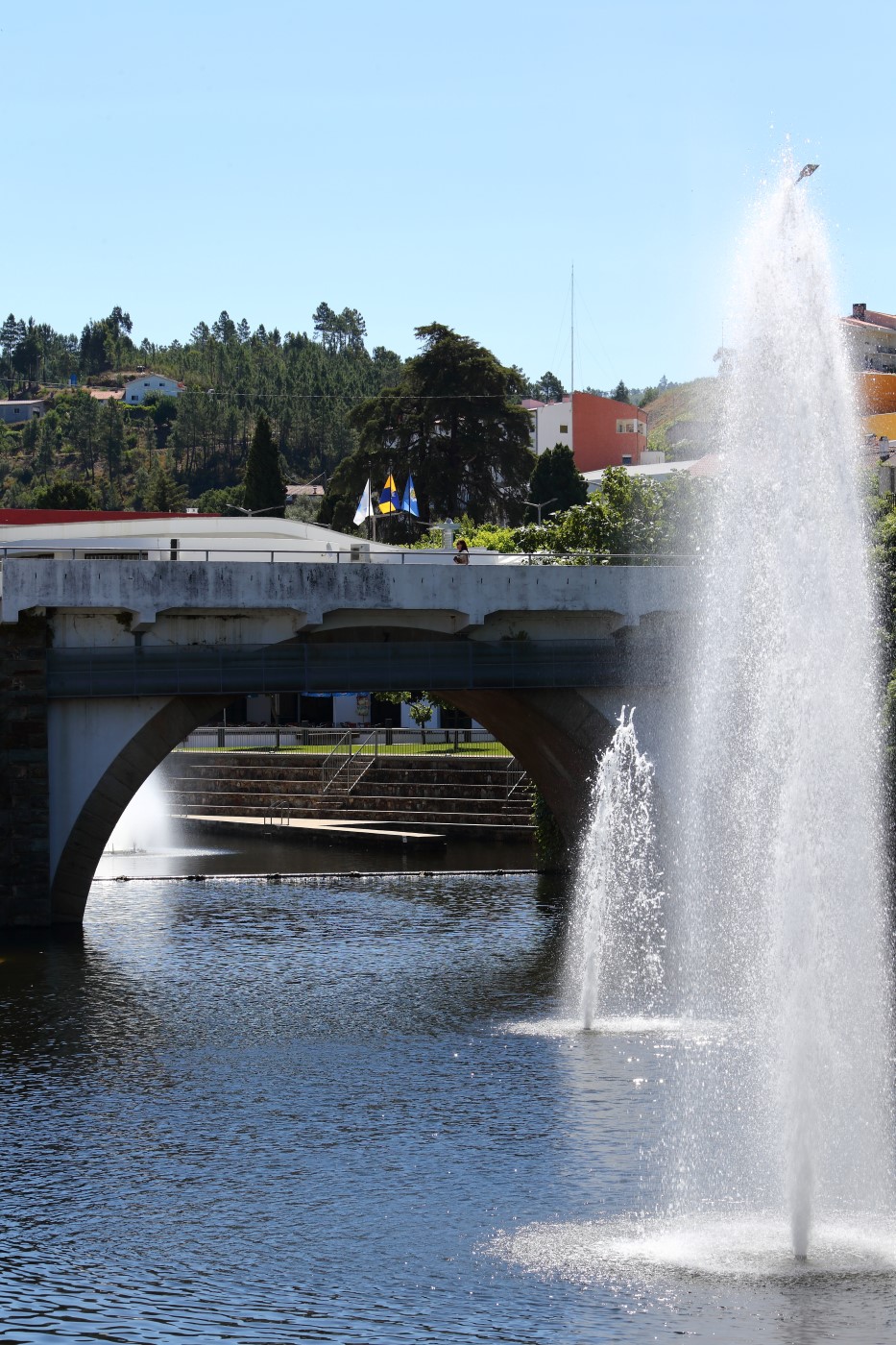 Seasonal dam at Pampilhosa da Serra