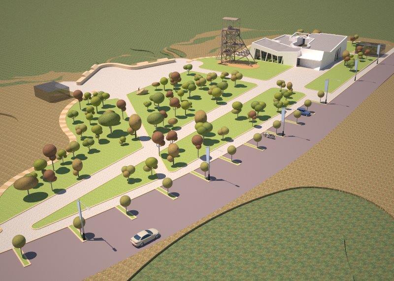 Projeto de engenharia do Centro de Receção e Acolhimento do Parque Mineiro de Aljustrel