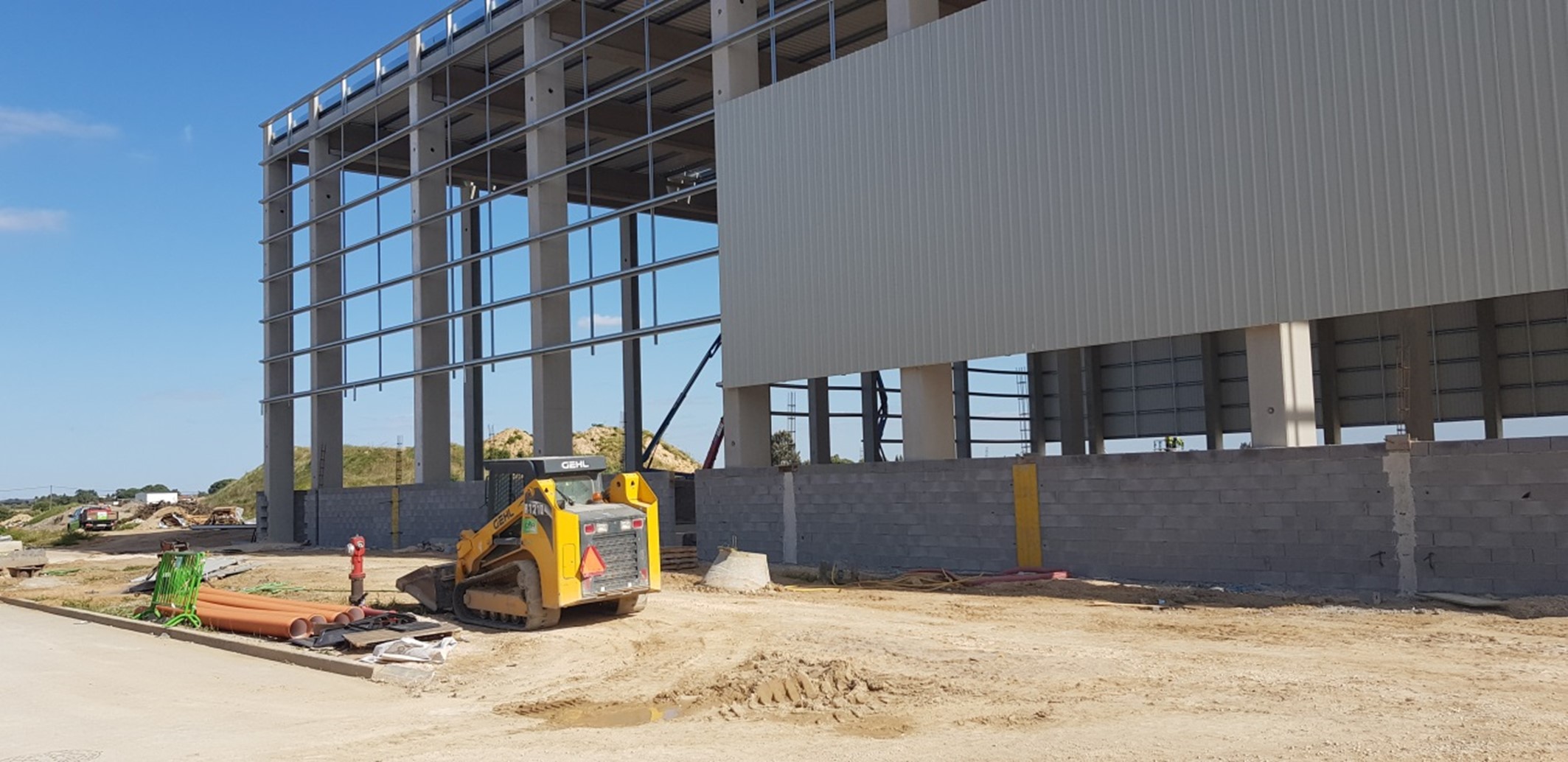 Construção de Novo Pavilhão Produção Circular de Plásticos